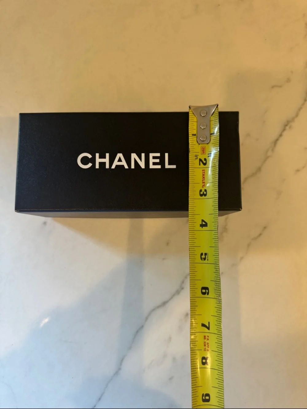 CHANEL Black and White Branded Box with Booklets 7x3x3